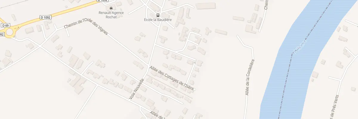 Plan du 20 All des Cottages de l’Isere à Saint-Lattier
