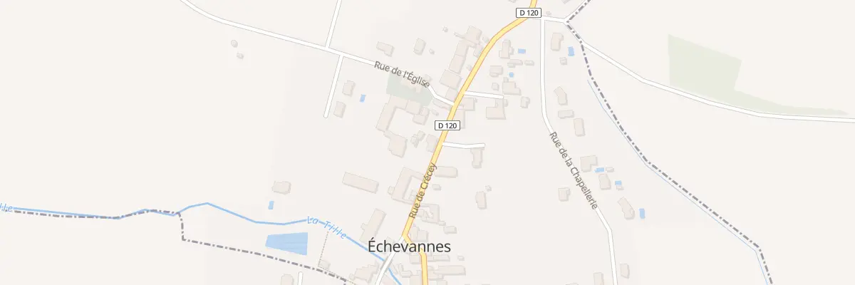 Plan du 3 Rue de Crecey à Échevannes