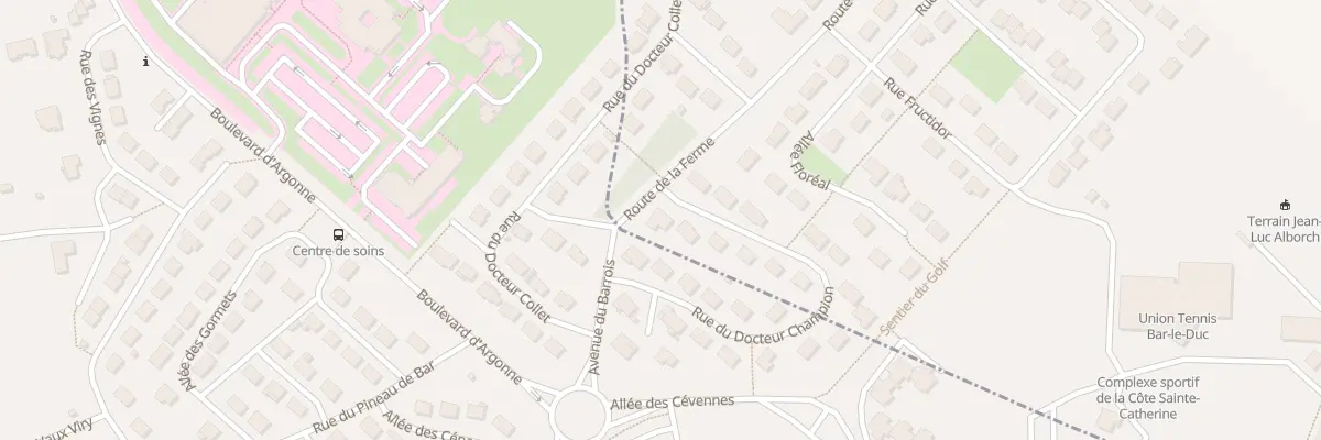 Plan du 24 Rue du Docteur Champion à Behonne