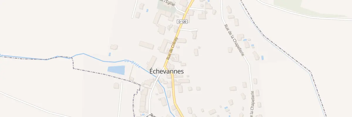 Plan du 6 Rue de Crecey à Échevannes
