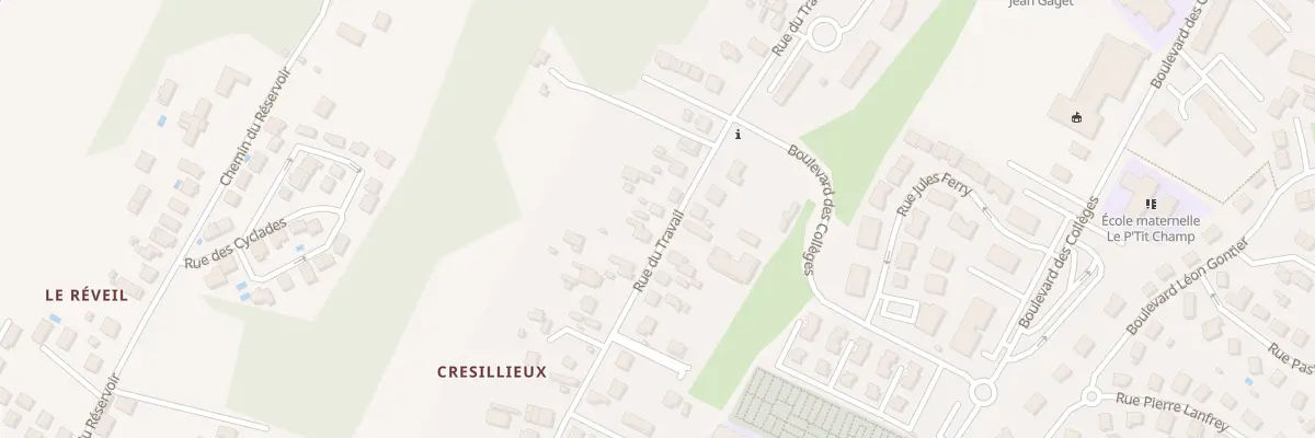 Plan du 41 Rue du Travail à Pont-de-Chéruy