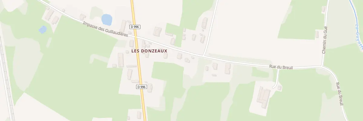 Plan du 13 Rue des Donzeaux à Saint-Bonnet-en-Bresse