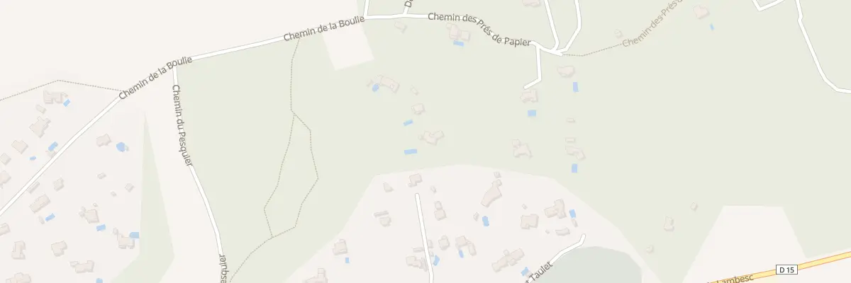 Plan du 7315 Che de la Boulie à Pélissanne