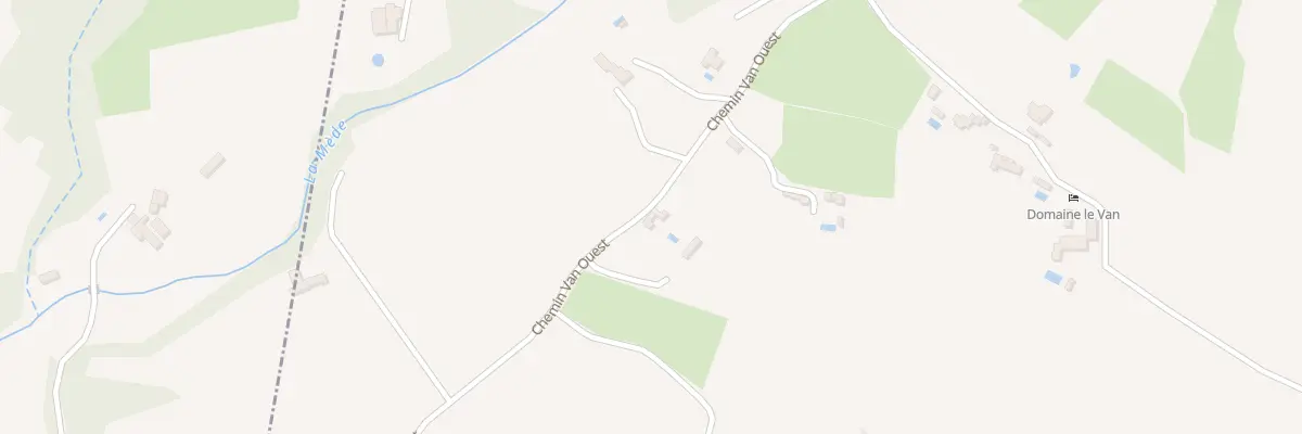 Plan du 831 Che du Van Ouest à Bédoin