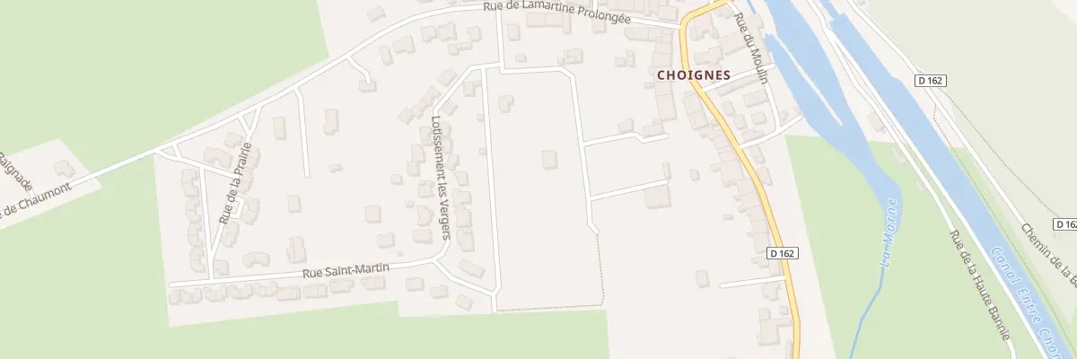 Plan du 4 Che des Jardins à Chamarandes-Choignes