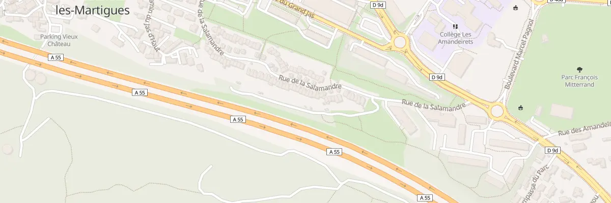 Plan du 62 Rue de la Salamandre à Châteauneuf-les-Martigues