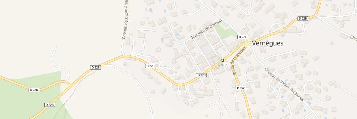 Plan du 5052 Les Jas à Vernègues