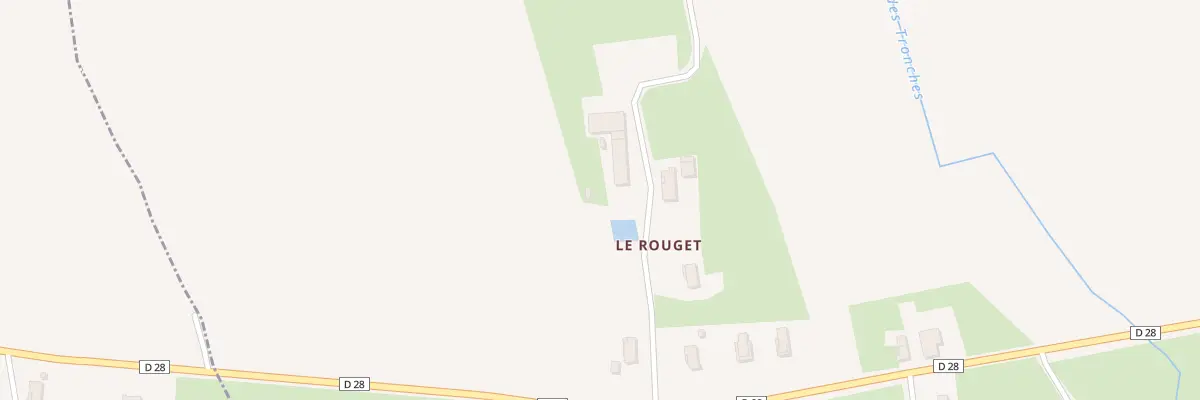 Plan du 177 Rte des Tronches à Bresse Vallons