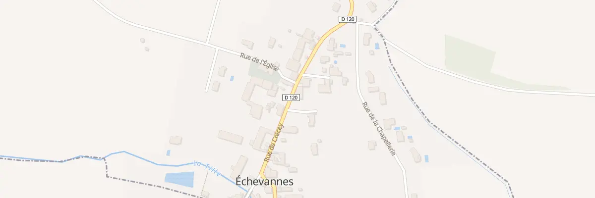 Plan du 12 Rue de Crecey à Échevannes