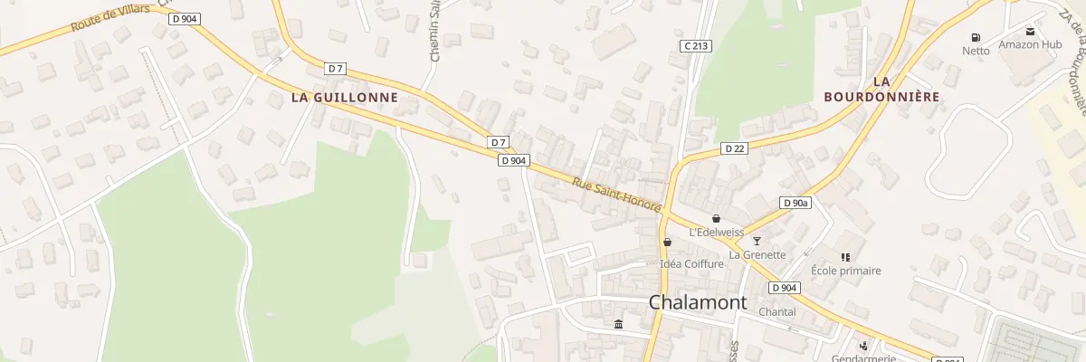 Plan du 105 Rue Saint Honore à Chalamont