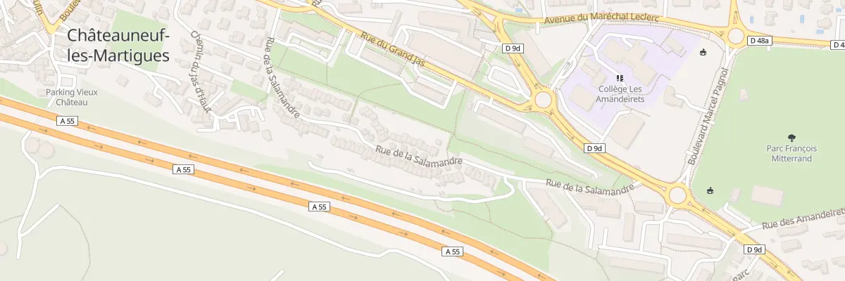 Plan du 53 Rue de la Salamandre à Châteauneuf-les-Martigues