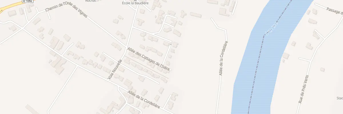 Plan du 115 All des Cottages de l’Isere à Saint-Lattier