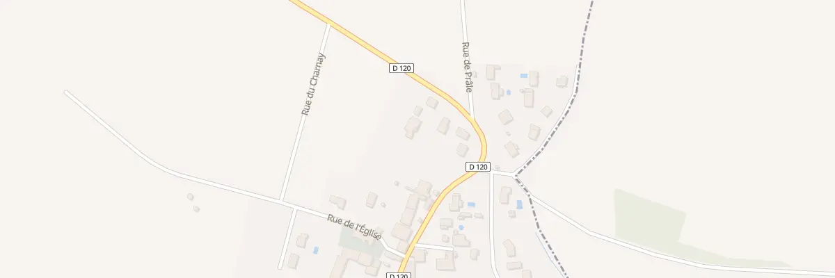 Plan du 25 Rue de Crecey à Échevannes