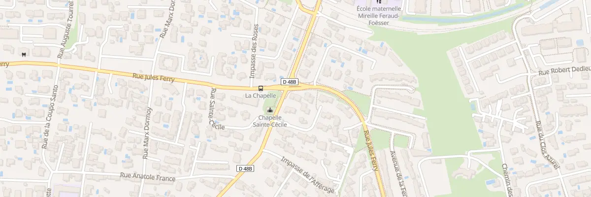 Plan du 51 Rue Jules Ferry à Châteauneuf-les-Martigues