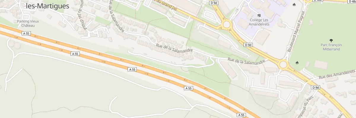 Plan du 68 Rue de la Salamandre à Châteauneuf-les-Martigues