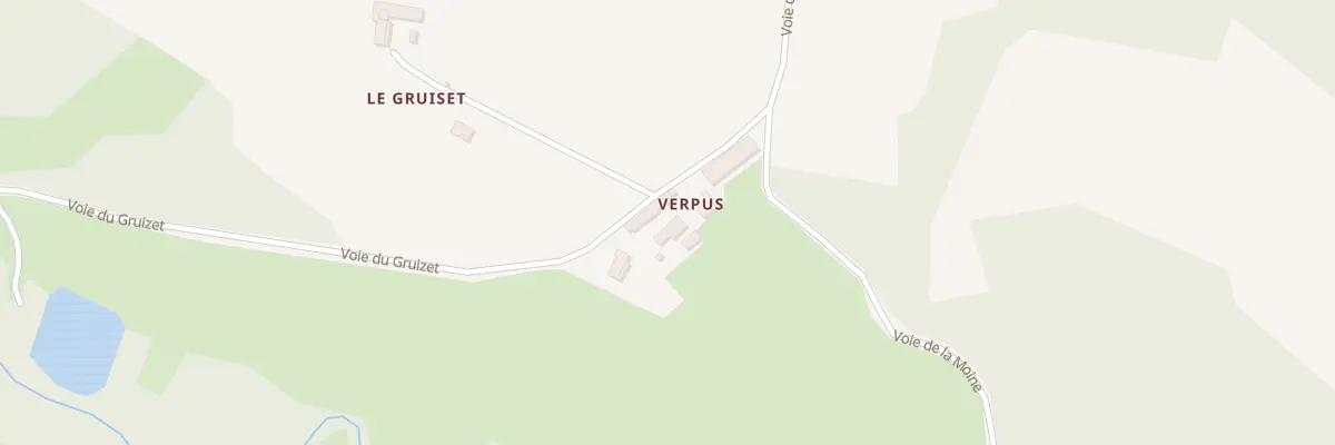 Plan du 1190 Voie du Gruizet à Saint-Éloi