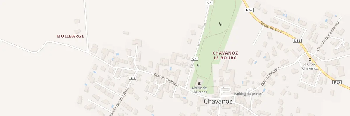 Plan du 6 Rue de la Delphine à Chavanoz