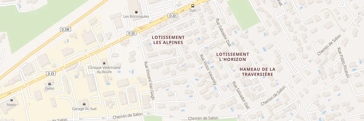 Plan du 337 Rue Paul Gauguin à Mallemort