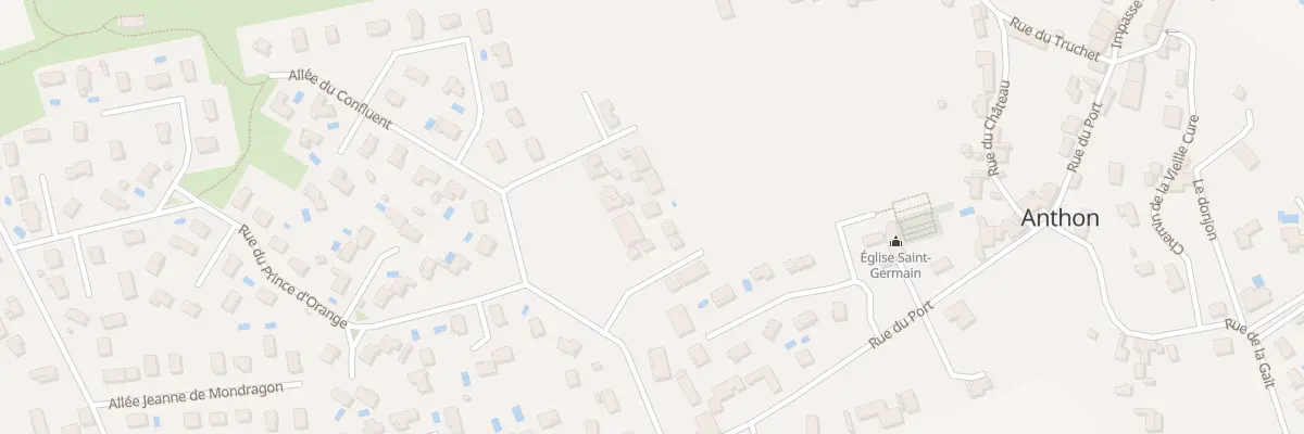 Plan du 4 Rue Humbert de groslée à Anthon