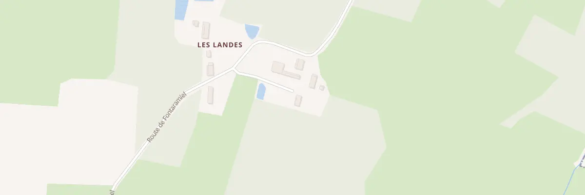 Plan du 1902 Rte de Fontaramiel à Lescheroux