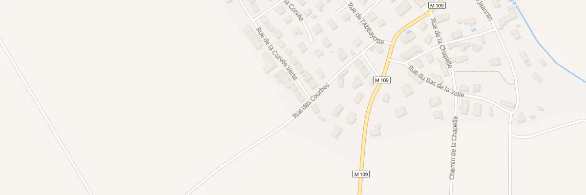 Plan du 3 Rue de la Corvee Verte à Magny-sur-Tille