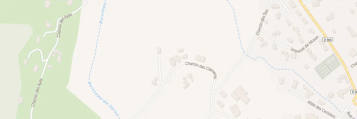 Plan du 160 Che des Cléments à Jaillans