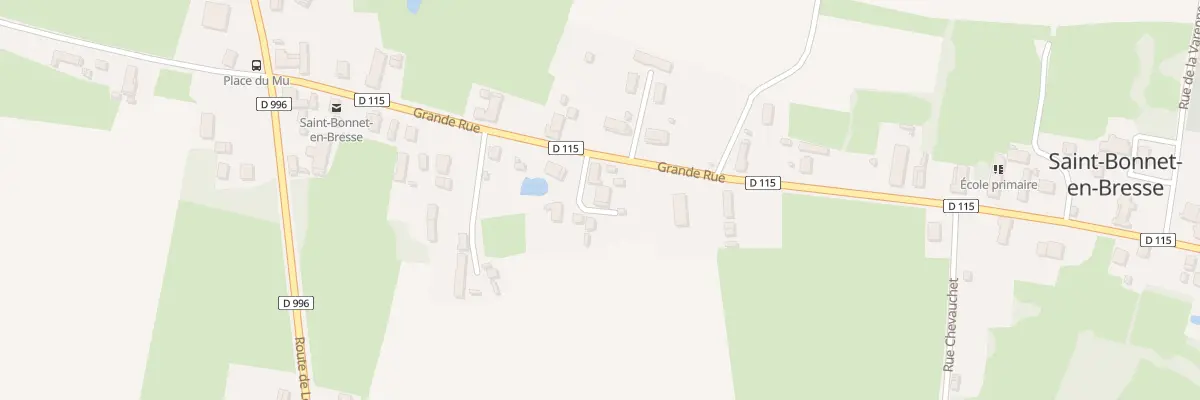 Plan du 1 Imp de la Forge à Saint-Bonnet-en-Bresse