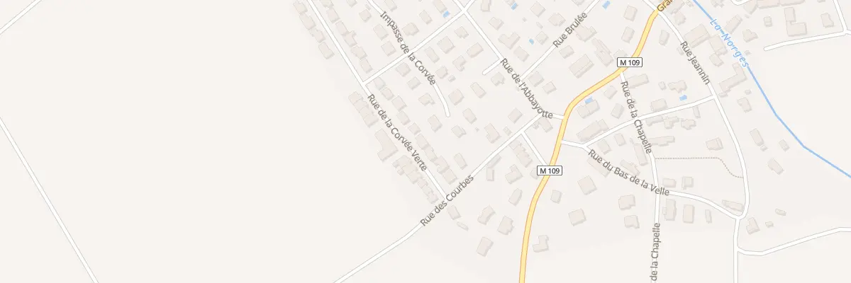 Plan du 8 Rue de la Corvee Verte à Magny-sur-Tille