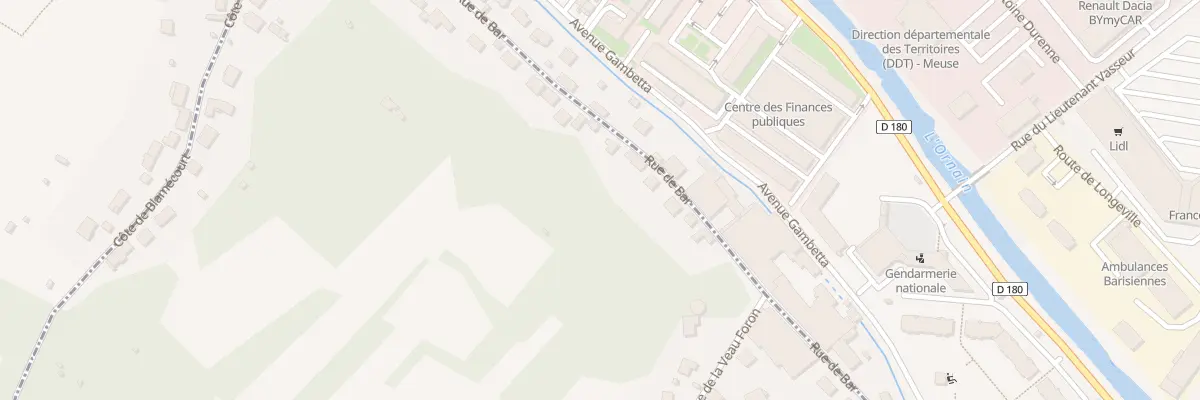 Plan du 77 Rue de Bar à Savonnières-devant-Bar
