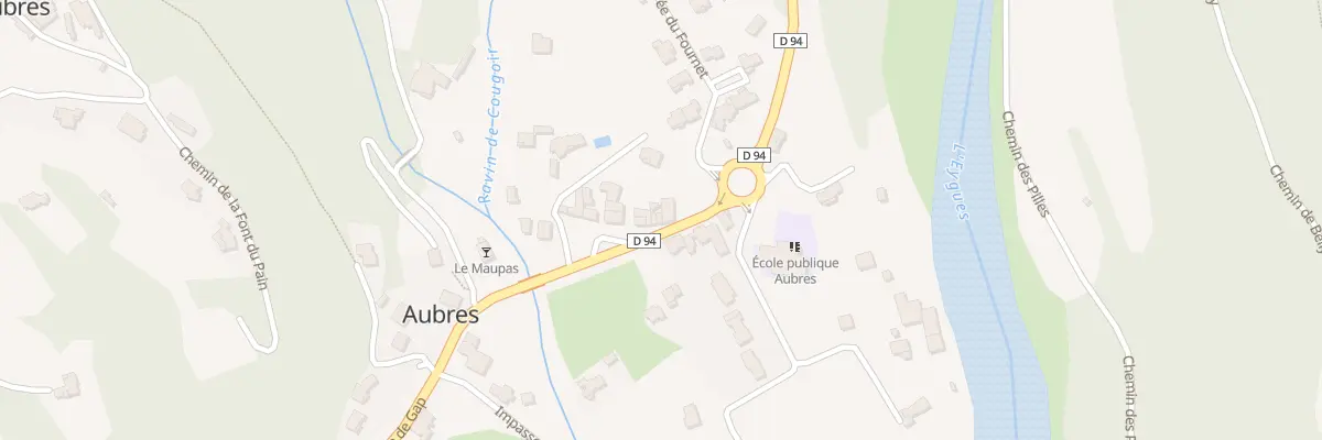Plan du 5097 La Begude à Aubres