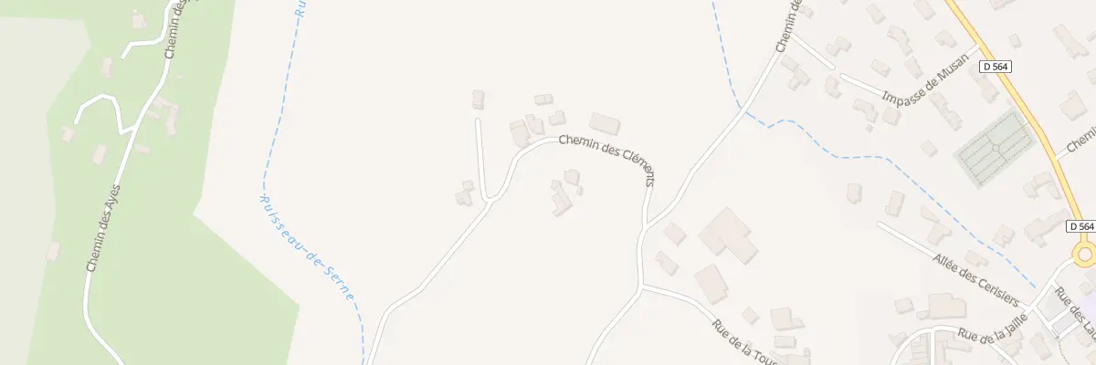 Plan du 145 Che des Cléments à Jaillans