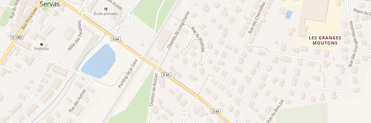 Plan du 4 Rue du Picardet à Servas