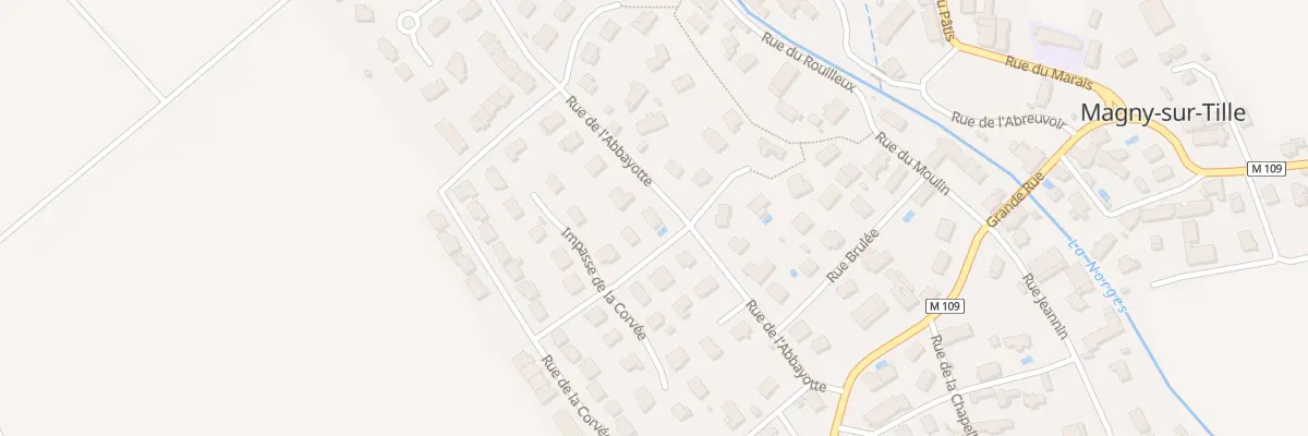 Plan du 11 Rue de l’Abbayotte à Magny-sur-Tille