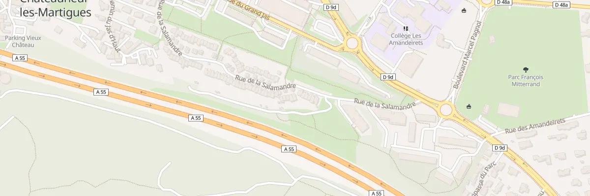 Plan du 80 Rue de la Salamandre à Châteauneuf-les-Martigues