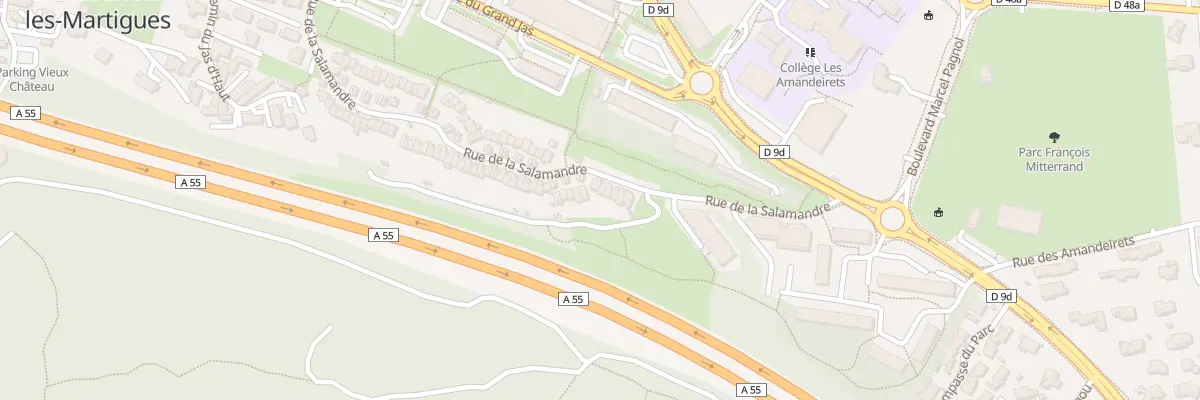 Plan du 84 Rue de la Salamandre à Châteauneuf-les-Martigues