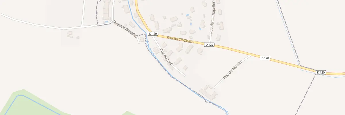 Plan du 3 Rue du Bief à Échevannes