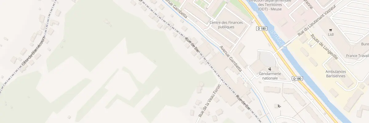 Plan du 81 Rue de Bar à Savonnières-devant-Bar