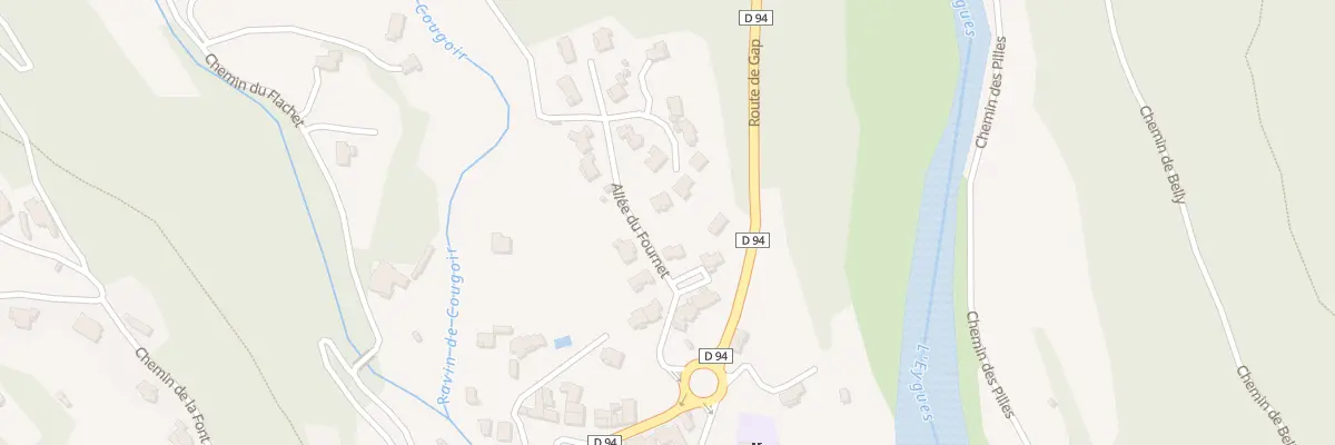 Plan du 10 Lot du Fournet à Aubres