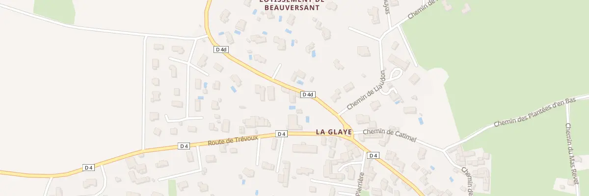 Plan du 139 Rte de Saint Eloi à Pérouges