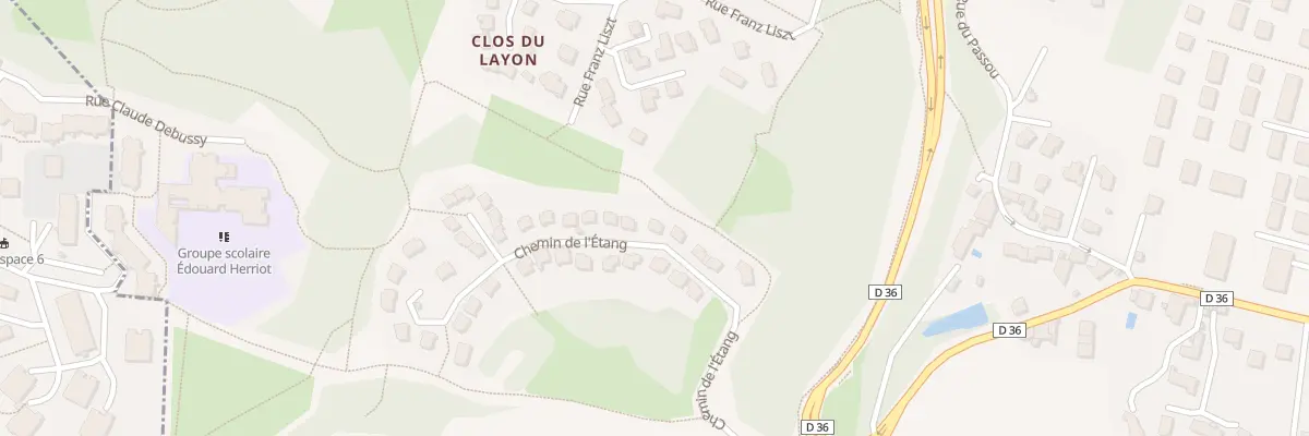 Plan du 4 Che de l’Étang à Vaulx-Milieu