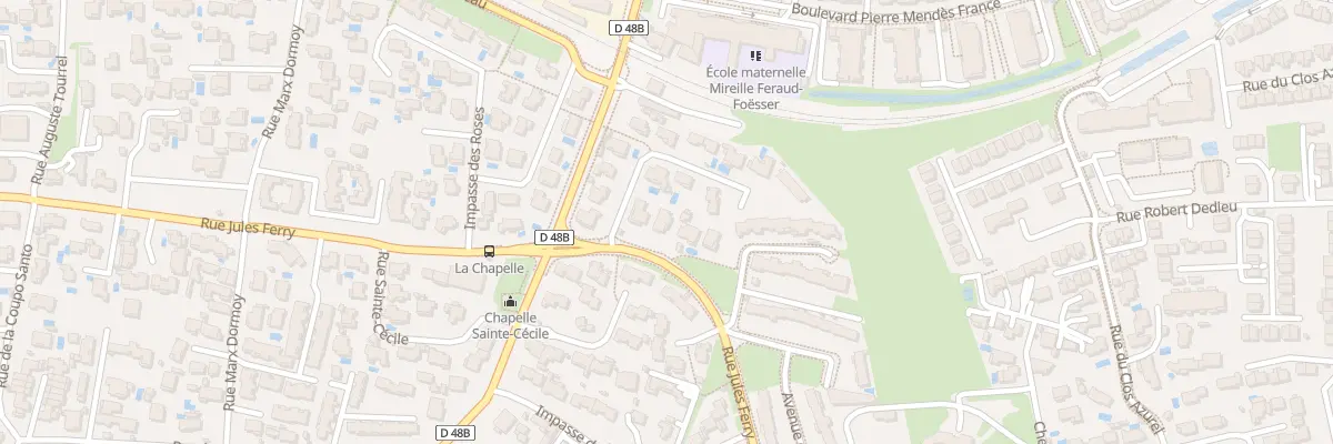 Plan du 42 Rue Jules Ferry à Châteauneuf-les-Martigues
