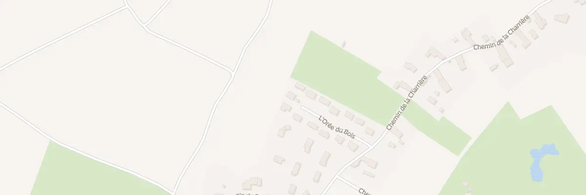 Plan de Che de la Charriere à Faramans