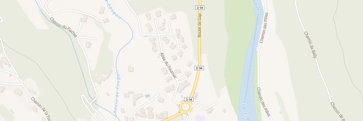 Plan du 9 Lot du Fournet à Aubres