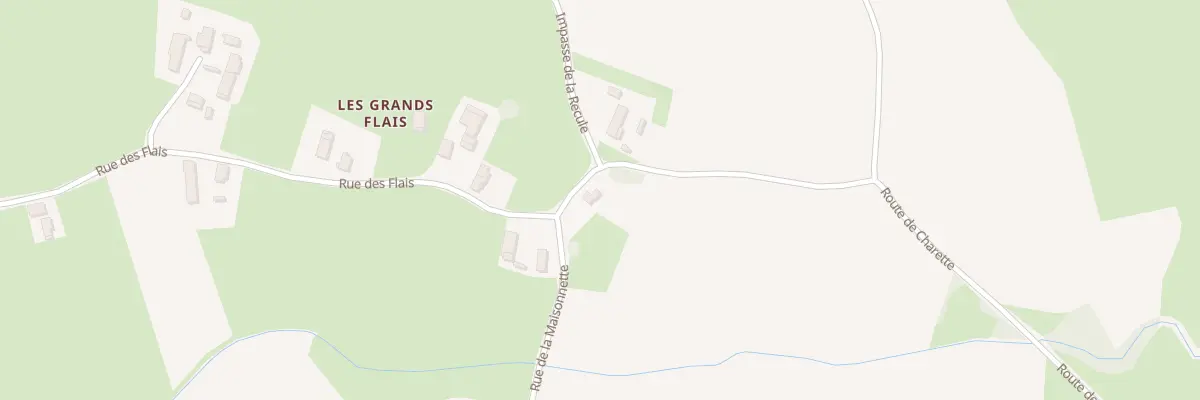 Plan du 10 Rue des Flais à Saint-Bonnet-en-Bresse
