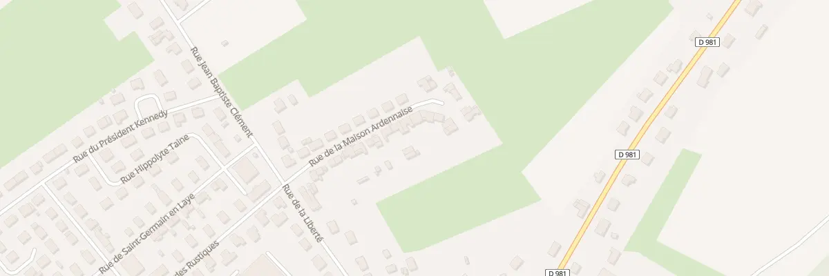 Plan du 26 Rue de la Maison Ardennaise à Carignan