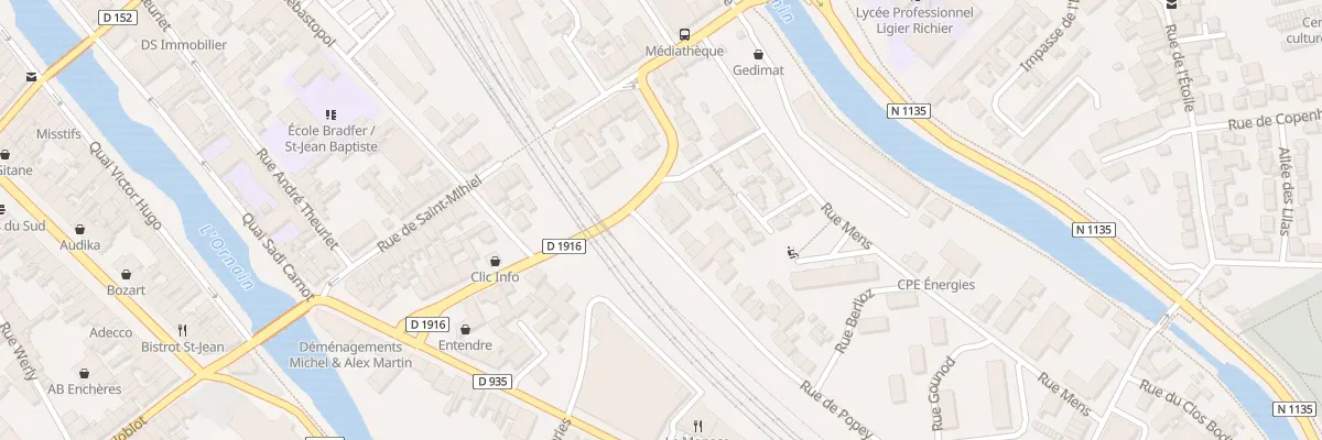 Plan du 2 Rue de Popey à Bar-le-Duc