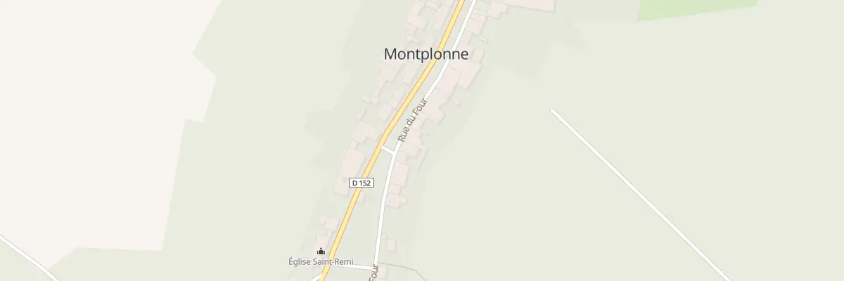 Plan du 29 Rue du Four à Montplonne