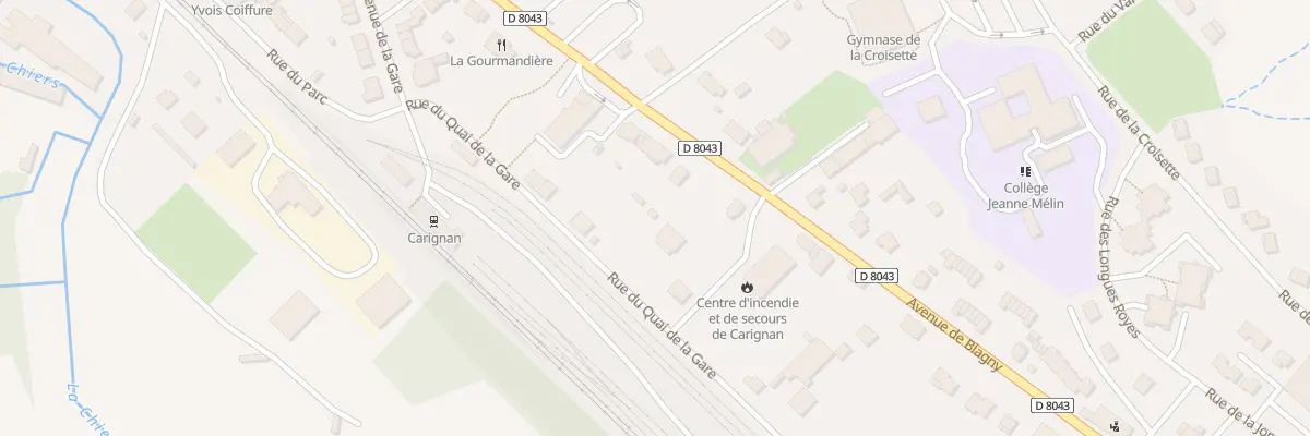 Plan du 31 Av de Blagny à Carignan