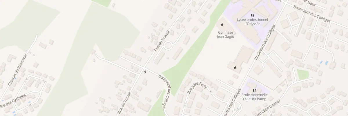 Plan du 52B Rue du Travail à Pont-de-Chéruy