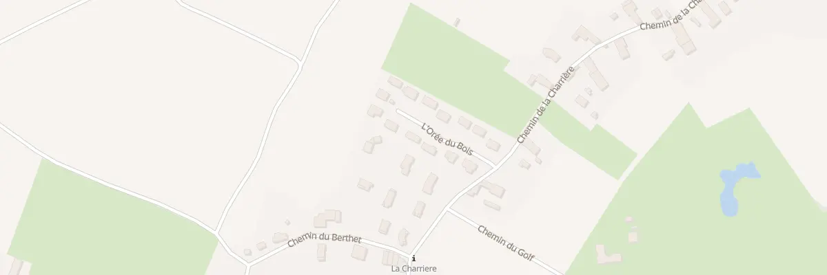 Plan de Chem de la Charriere à Faramans